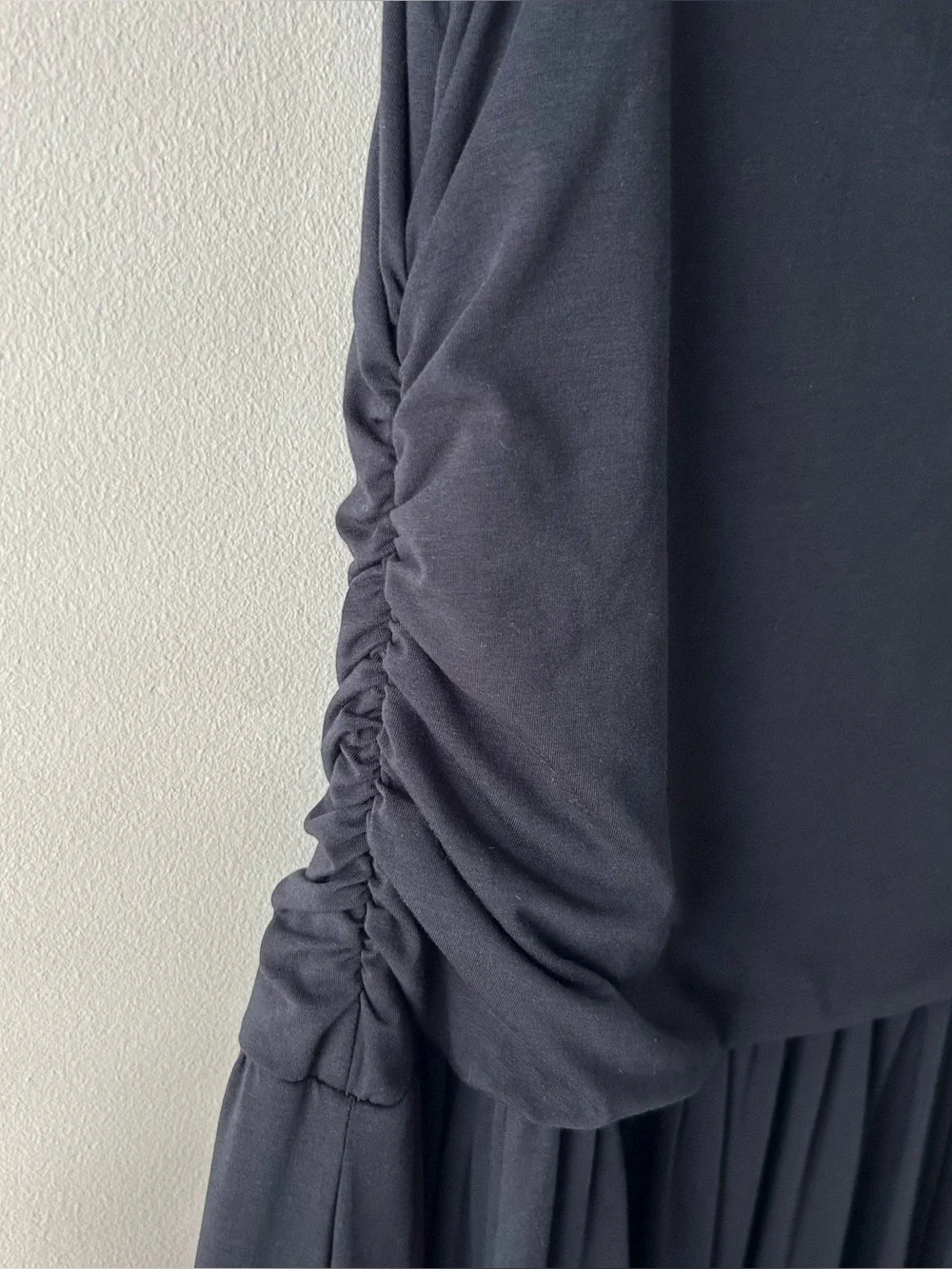 Abercrombie & Fitch Off-The-Shoulder Knit Maxi Dress Modal-Blend Collection L